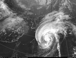 過去最大級の台風接近中！ 