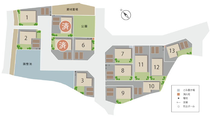 区画図