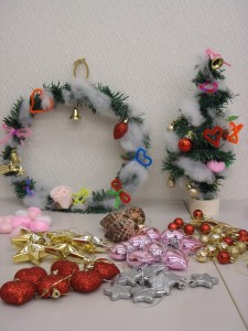 クリスマスツリー＆クリスマスリース作り 