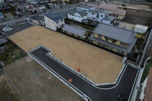 分譲地ドローン撮影 