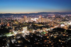 草津市の夜景 