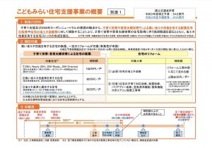 こどもみらい住宅支援事業の延長について 