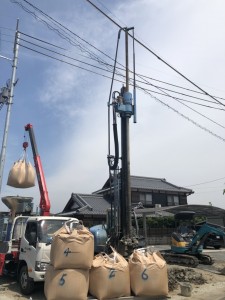 地盤改良を見てきました！ 