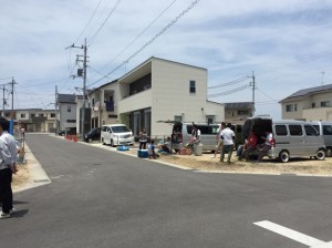 職人さんと愛恵里ちゃん